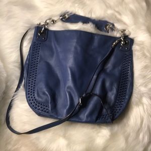 Rebecca Minkoff blue crossbody with studs